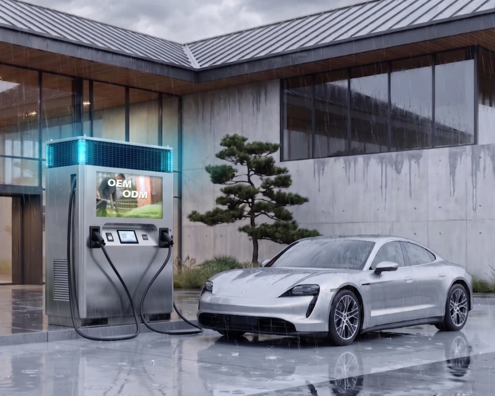 Solution Maximize energy efficiency and cost savings Energy storage charging station rain